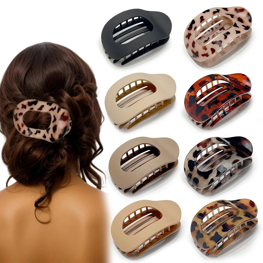 Chic Leopard Hair Claw Clip