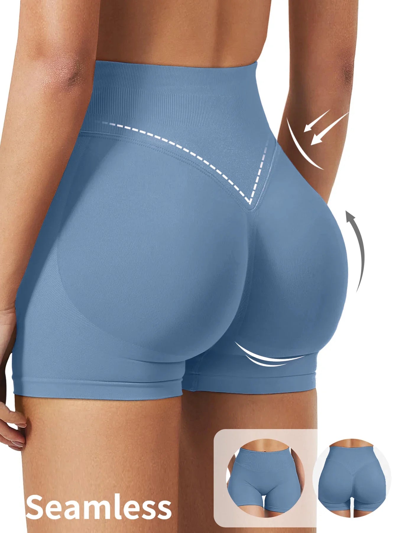Peach Lift Yoga Shorts