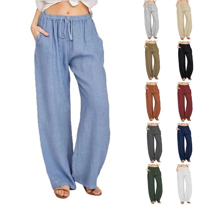Women's Relaxed Linen Pants