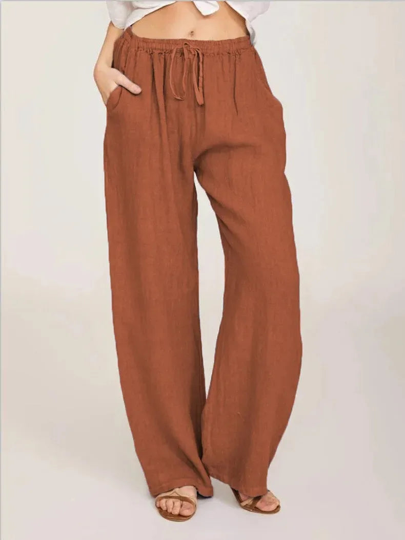 Women's Relaxed Linen Pants