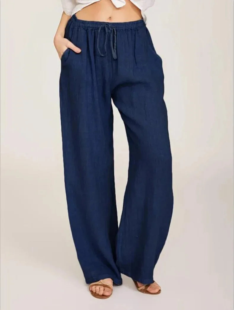 Women's Relaxed Linen Pants