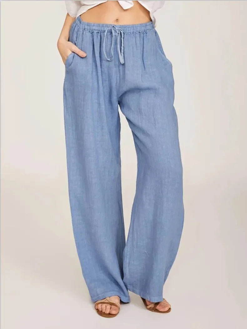 Women's Relaxed Linen Pants